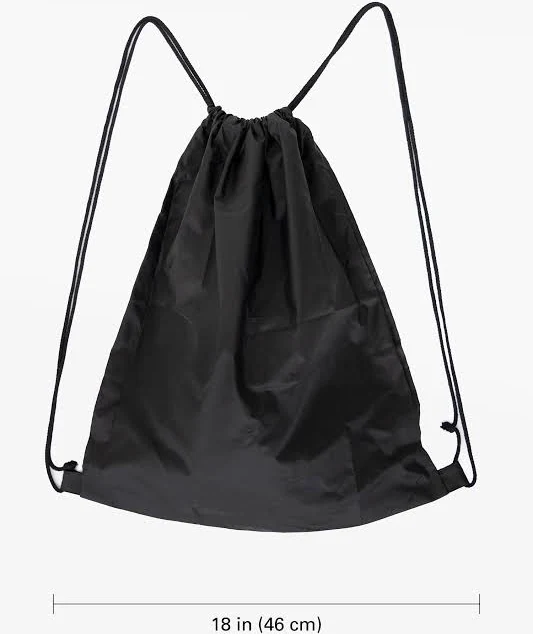 bag Los Angeles Apparel Lightweight Nylon Taffeta Drawstring Backpack Los Angeles Apparel $24