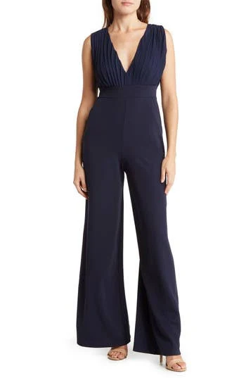 jumpsuit Love By Design Women's Aster Deep V-Neck Jumpsuit Nordstrom Rack $49.97