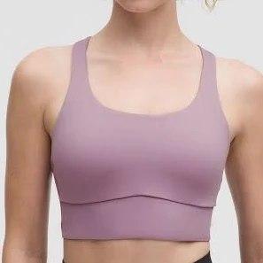 sports bra lululemon Energy Longline Bra Medium Support, B-D Cups Evolve - Size XXS - Lavender Lux lululemon $49