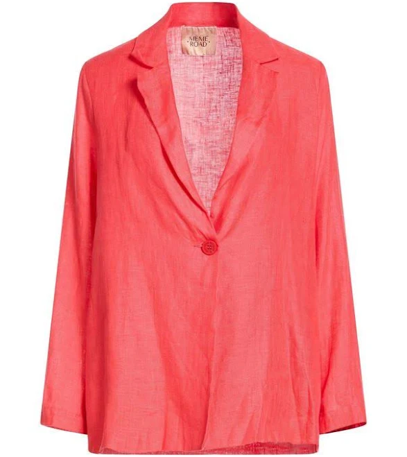 blazer même Road Women's Coral Blazer Linen - Pink - Formal Jackets Lyst $133