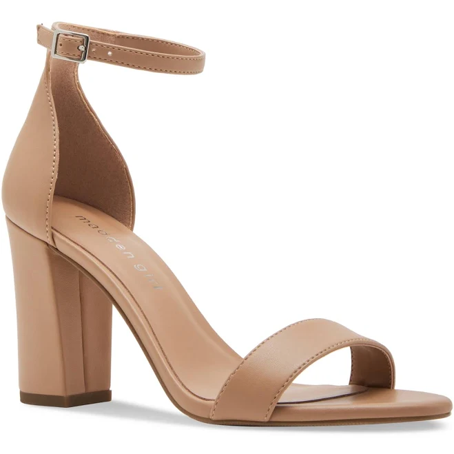 shoes Madden Girl Bella Two-Piece Block Heel Sandals Macy's $32.73