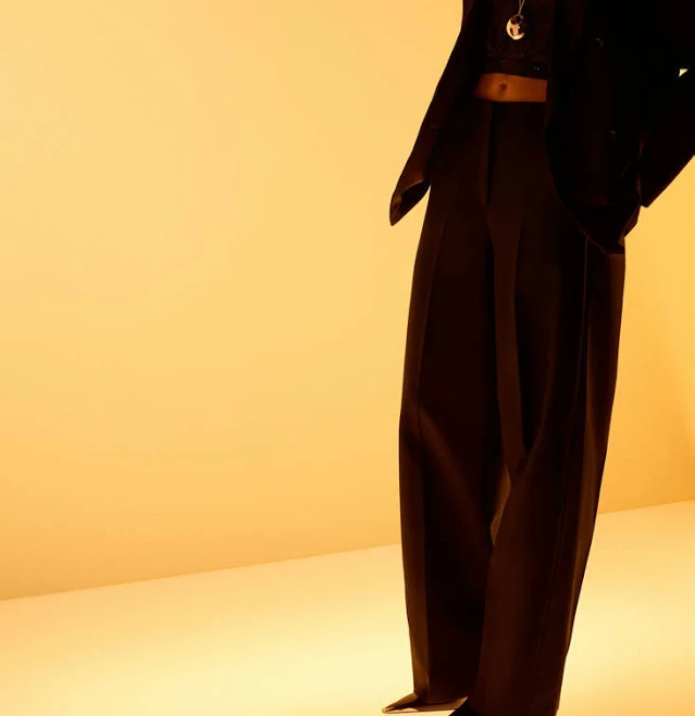 pants MANGO x Kaia Gerber Wool-Blend Suit Pants shop.mango.com $89.99