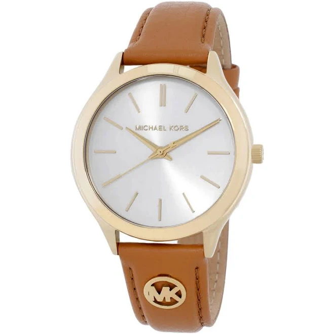 accessory Michael Kors Ladies Slim Runway Leather Watch Jomashop.com $87