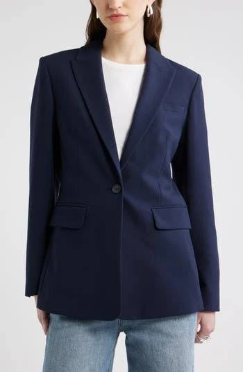 outerwear Nordstrom Ingrid Classic Fit Blazer Nordstrom Rack $91.97