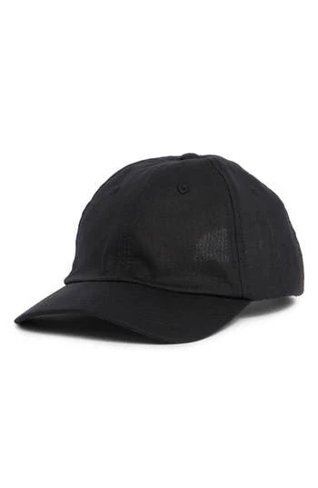 accessory NORDSTROM RACK Linen & Cotton Blend Baseball Cap in Black at Nordstrom Rack Nordstrom Rack $16.97