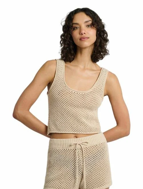 top Onia Crochet Knit Scoop Tank Nordstrom $56