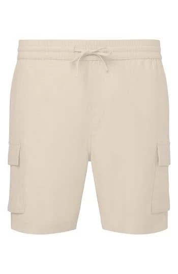 shorts Onia Stretch Linen Blend Cargo Shorts in Stone at Nordstrom Rack, Size Xx-Large Nordstrom Rack $74.97