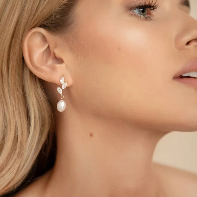 accessory Pearl Bridal Drop Earrings Etsy - Seller $59.13