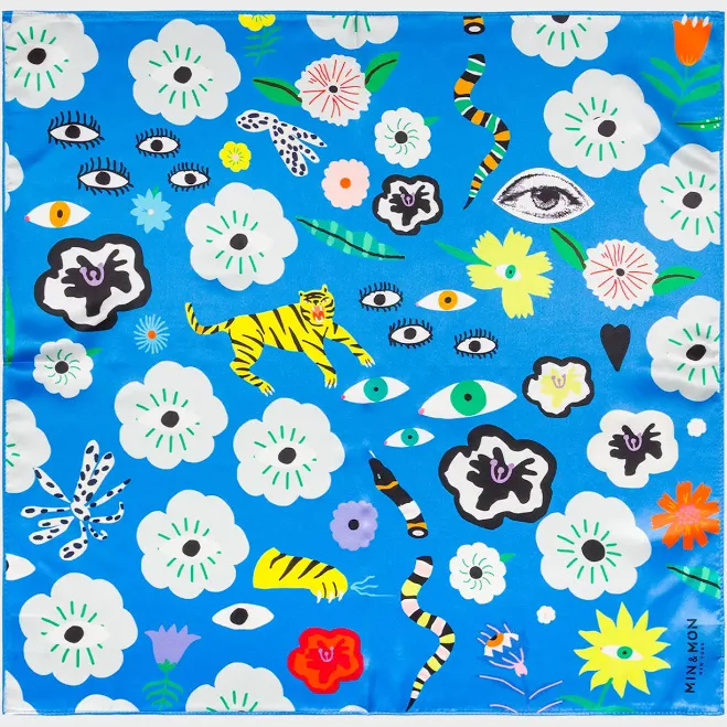 accessory Silk Headscarf Min & Mon $42