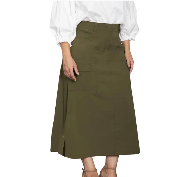 skirt Standards & Practices Women's A-Line Cargo Pocket Skirt Macy's $68.6