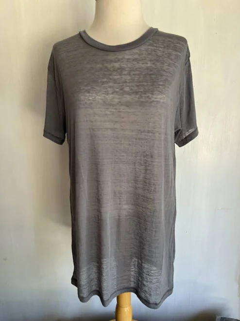 top Urban Outfitters Unisex Gray Oversized Lightweight Burnout T-shirt eBay - lemonragstees $18.99
