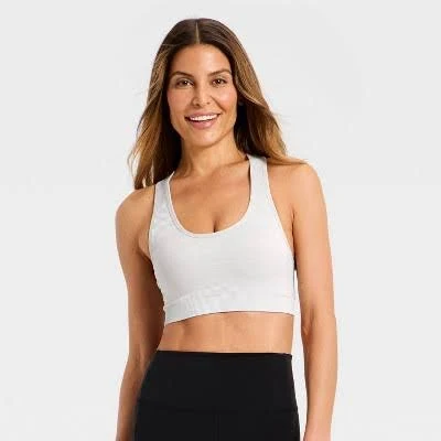sports bra Women's All In Motion Intimates & Sleepwear All In Motion Seamless Racer Sports Bra Target $20
