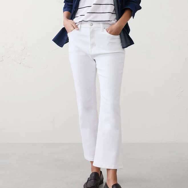 jeans Women's High-Rise Cropped Bootcut Jeans Banana Republic Factory $60