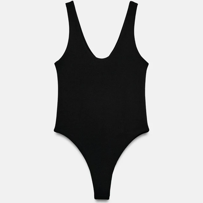 top Zara Stretch Bodysuit Zara USA $35.9