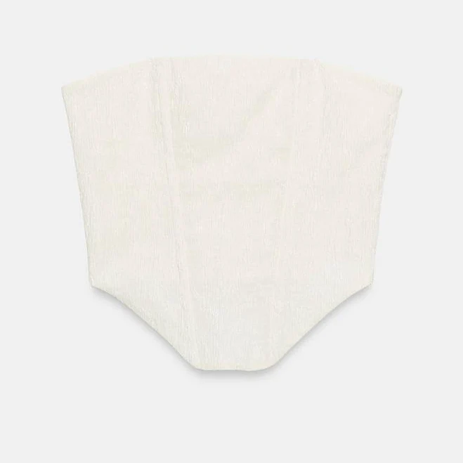 corset top Zara Textured Corset Top Zara USA $45.9