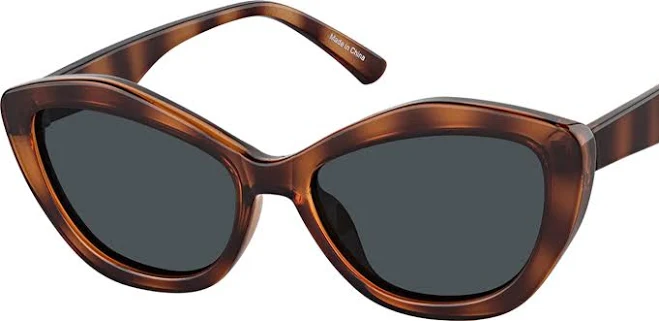 accessory Zenni Women's Vintage Cat-Eye Full Rim Sunglasses Zenni Optical $13.5