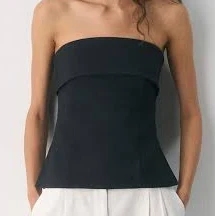 Aritzia Babaton Element Linen Tube Top