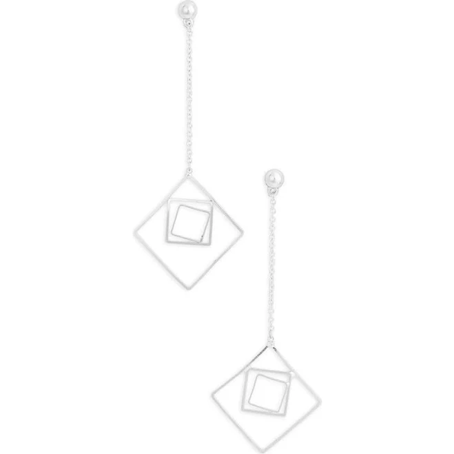 Karine Sultan Geometric Drop Earrings