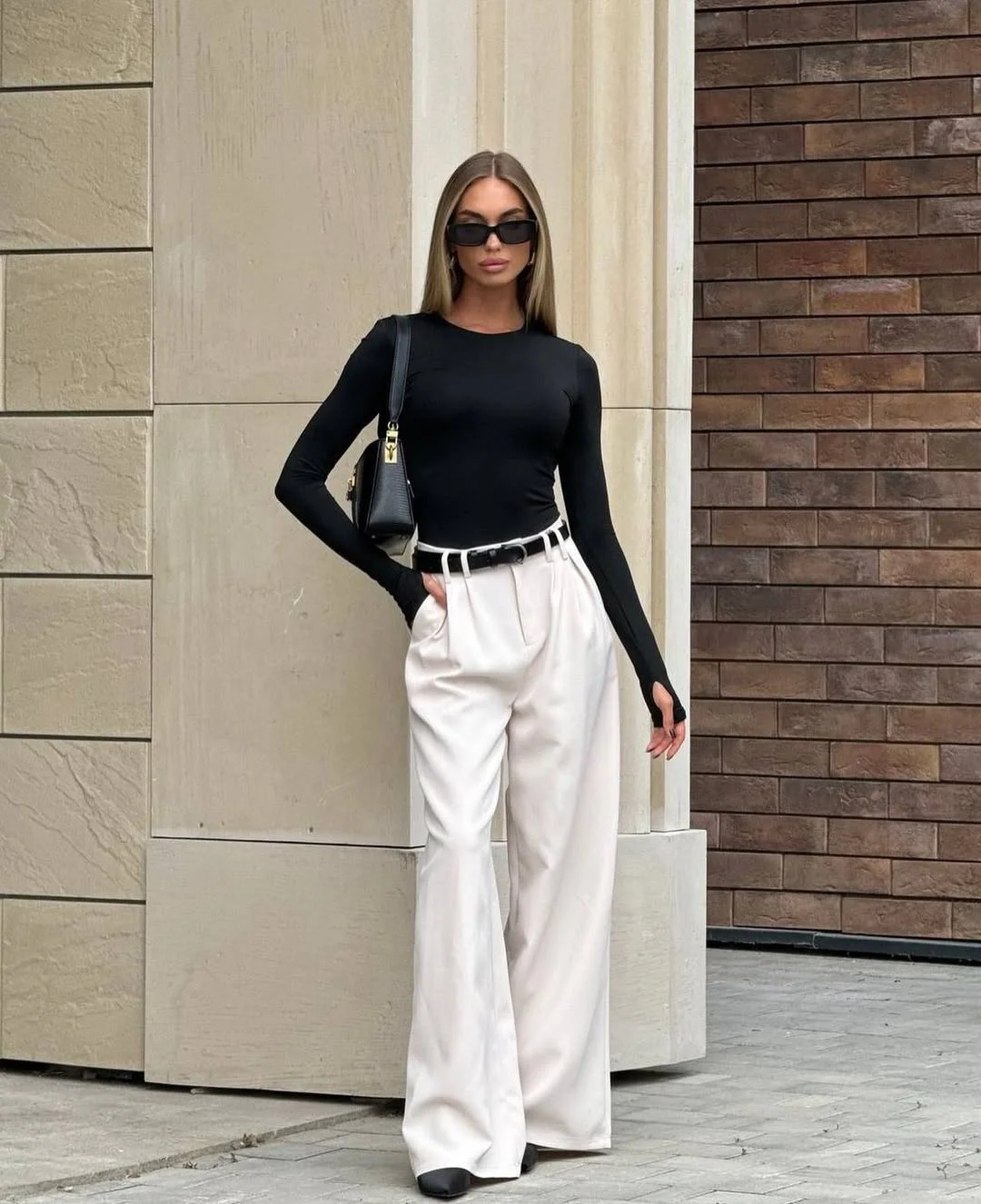 all pants outfits for women 2026 Black And White Contrast That Always Feels Expensive
