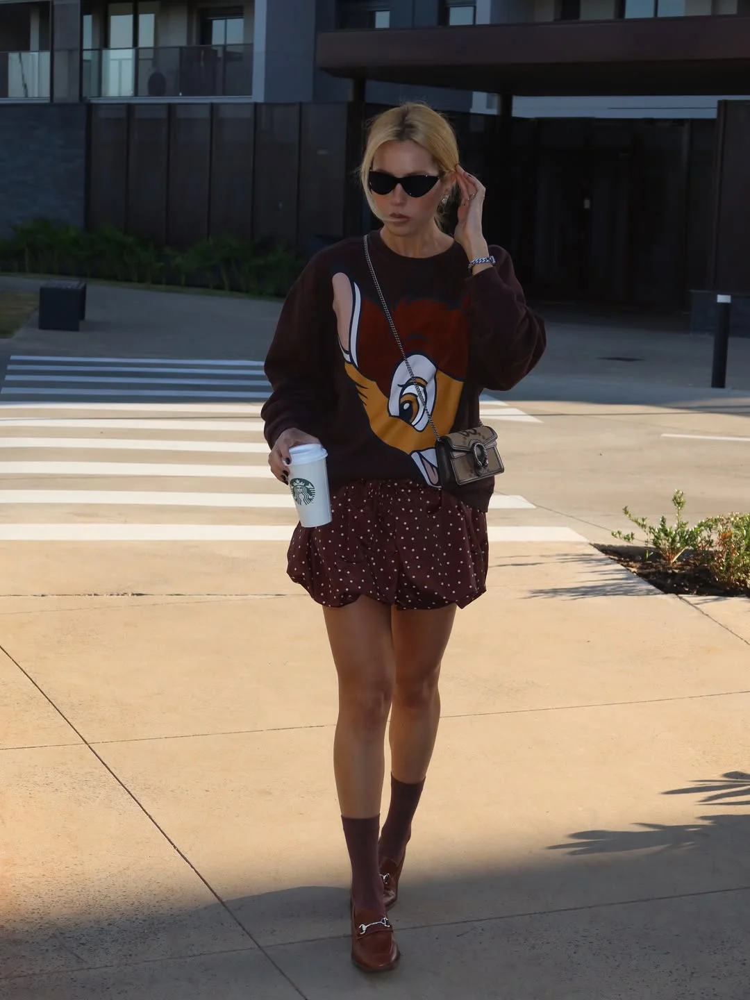 cozy chic fall outfits for 2026 Chocolate Brown Layers That Make Playful Prints Feel Sophisticated