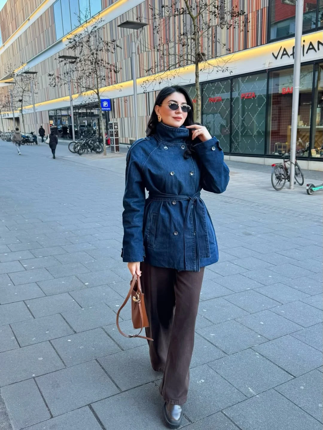 cozy chic fall outfits for 2026 Dark Denim Outerwear for Elevated Everyday Style