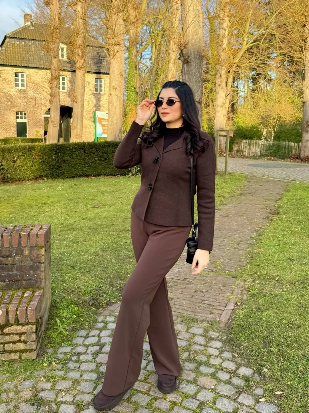 cozy chic fall outfits for 2026 Chocolate Tailoring That Feels Soft Instead of Formal