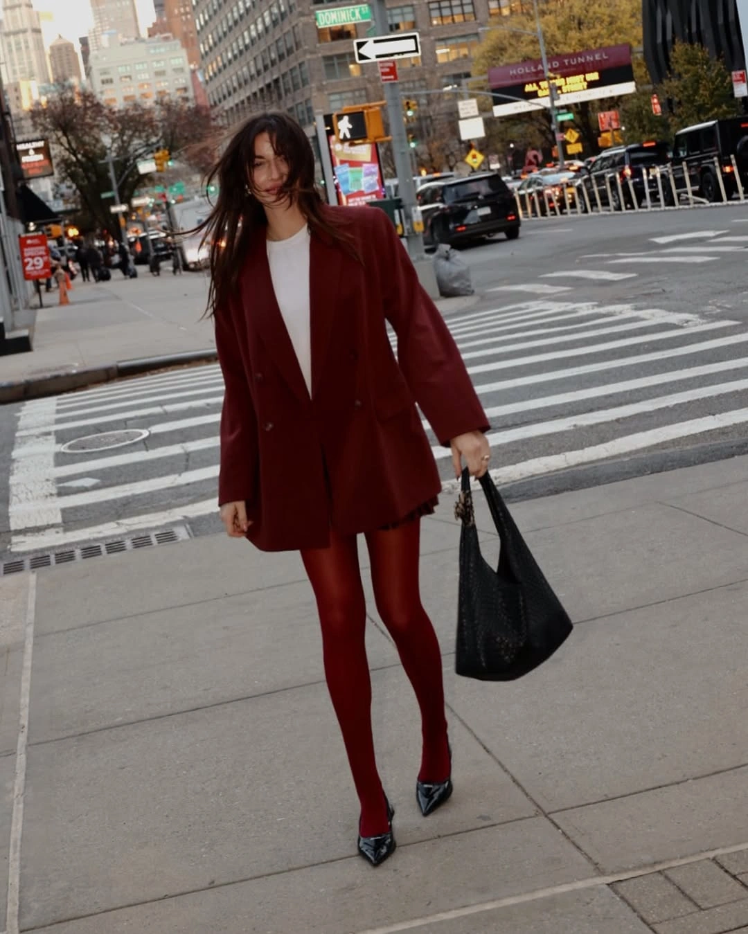 early fall outfits 2026 Burgundy Power Dressing That Owns the City Streets