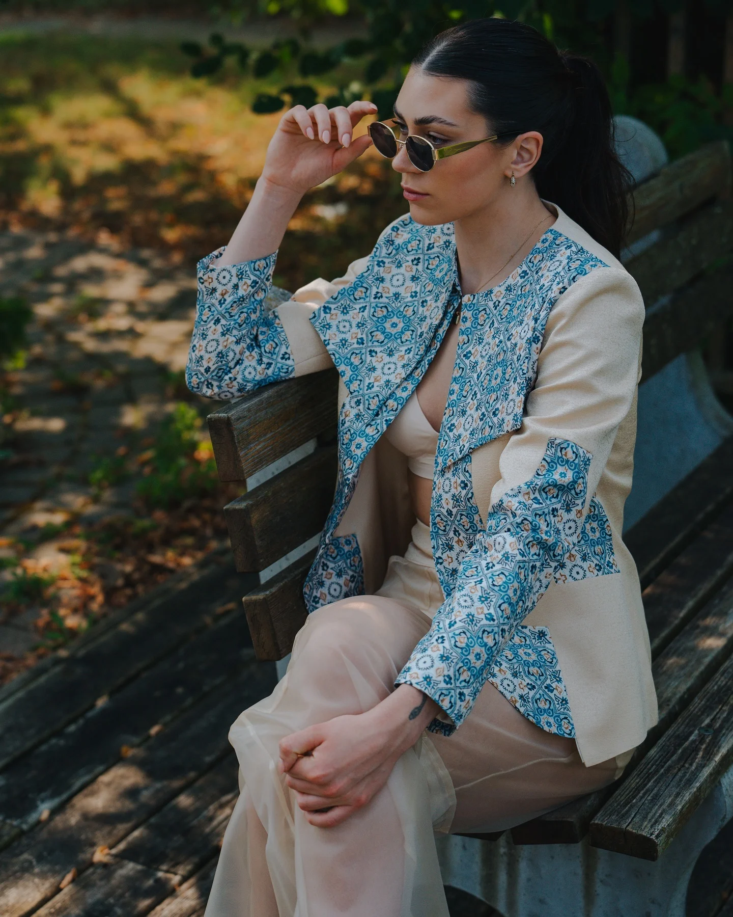 early fall outfits 2026 Printed Tailoring That Brings Color Into Early Autumn