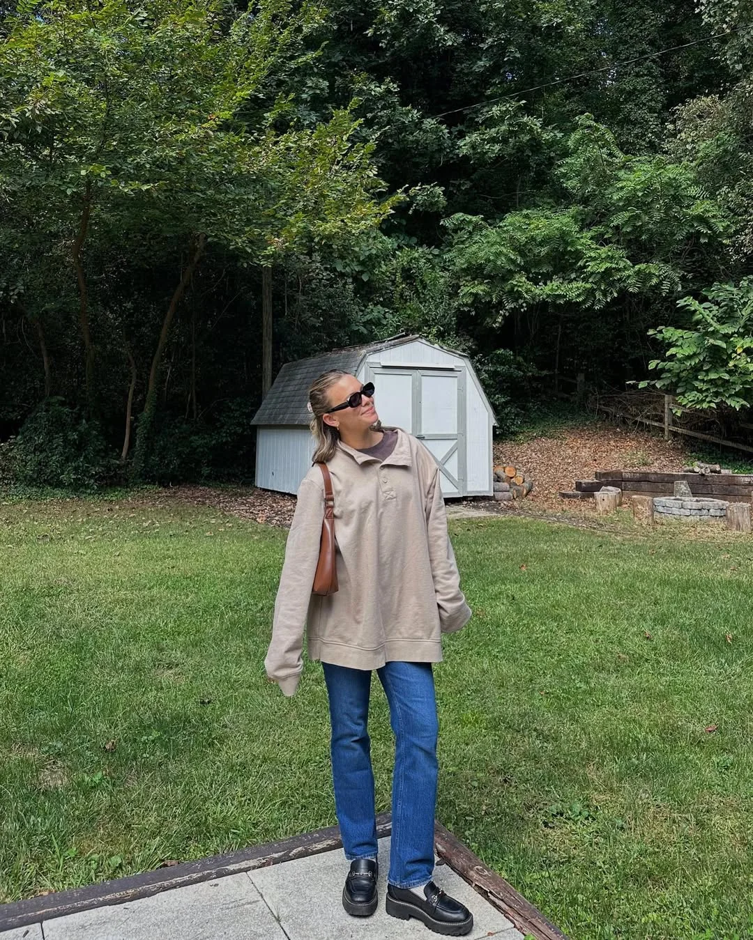 Early fall outfits ideas 2026 Oversized Pullovers And Weekend Coffee Runs