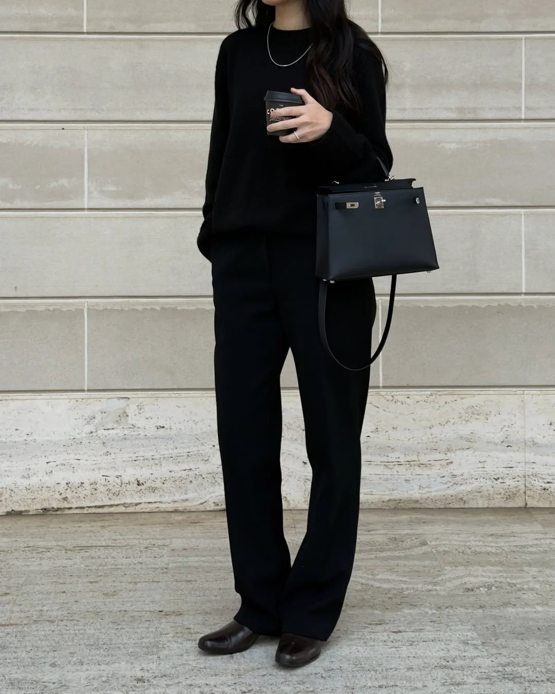 elegant fall office outfits 2026 Minimalist Black Knit Sets That Feel Effortlessly Sophisticated