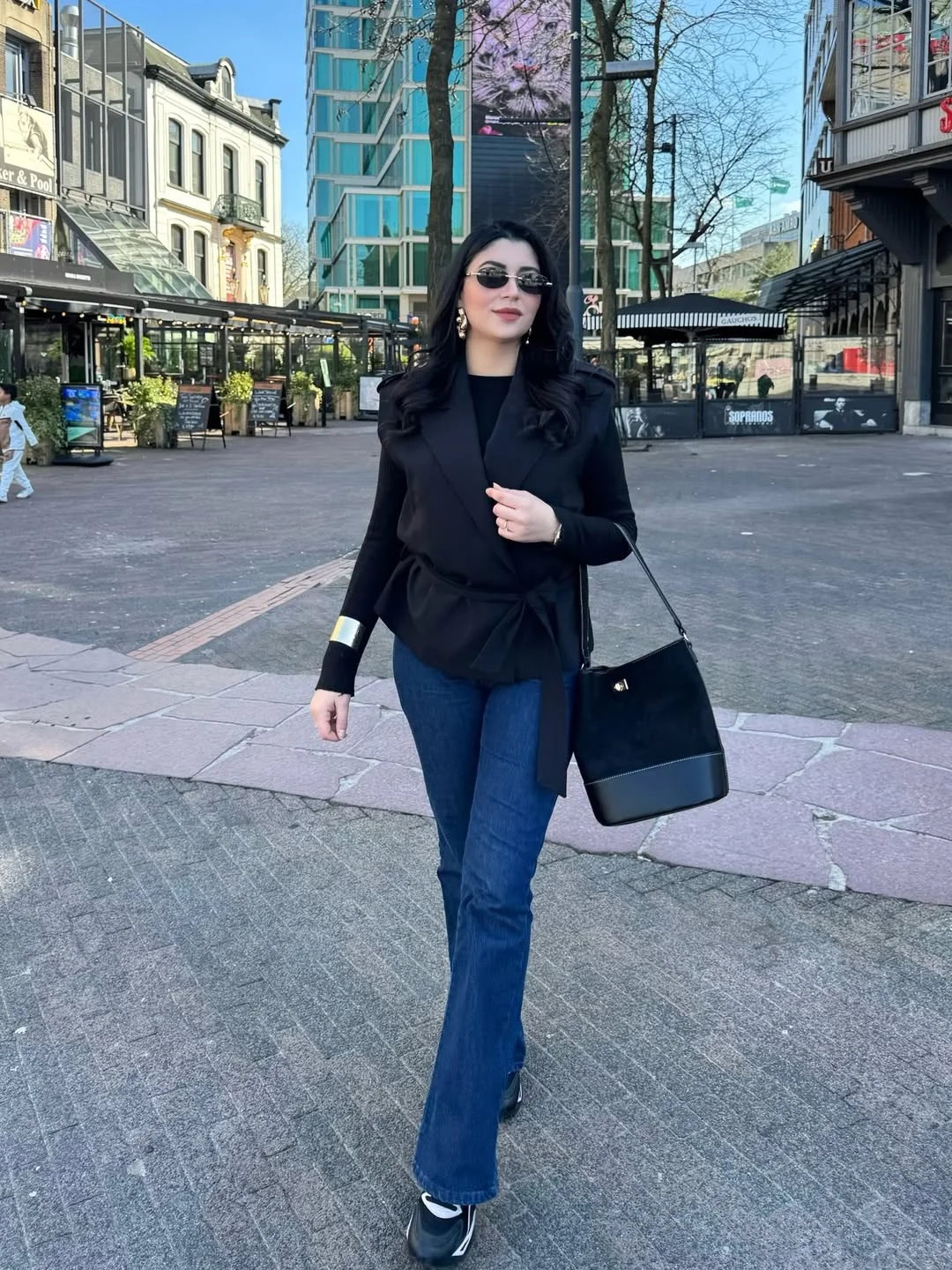 elegant fall office outfits 2026 Wrap Vests and Flared Denim for Modern Business Casual
