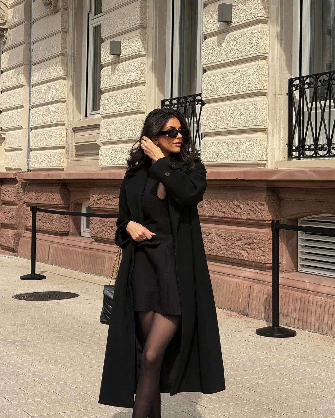 elegant fall office outfits 2026 Monochrome Black Layers That Never Go Out of Style