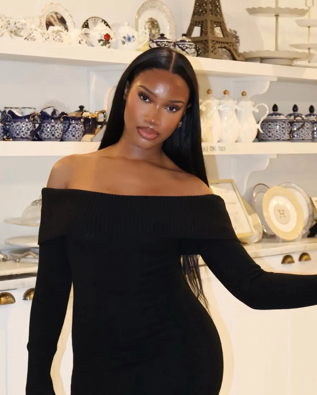 fall 2026 outfits for black women Timeless Black Knit Dresses Never Miss