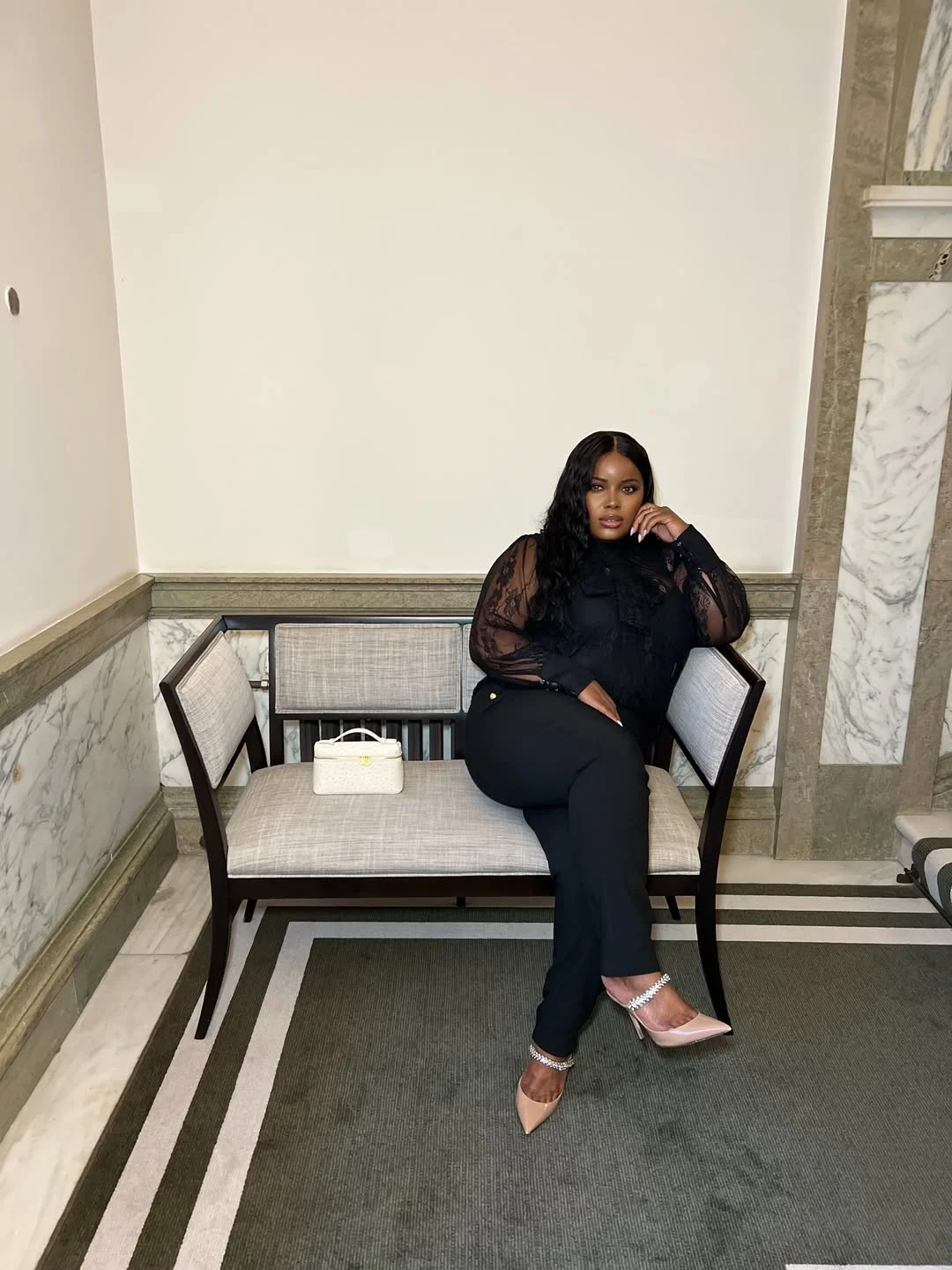 fall 2026 outfits for black women Elegant Black Tailoring With Feminine Details