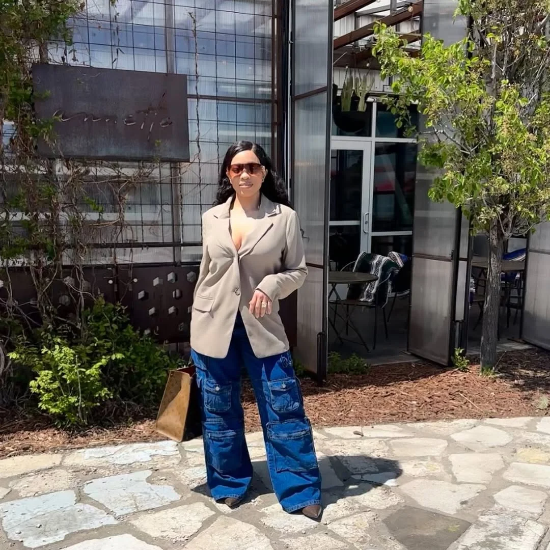 fall 2026 outfits for black women Relaxed Tailoring Meets Oversized Denim