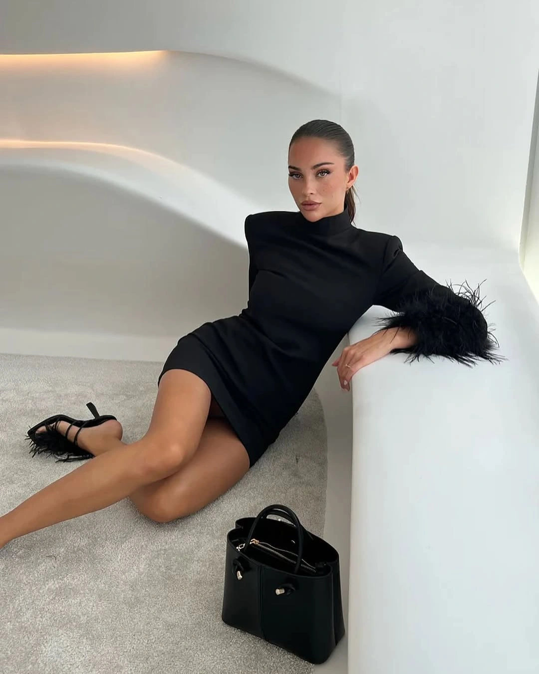 fall date night outfits 2026 Elegant Black Mini Dress That Speaks Through the Details