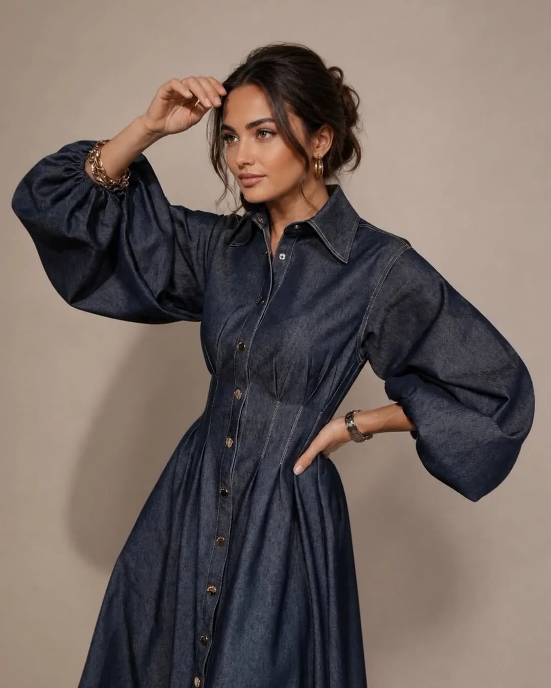 fall denim outfits for women 2026 Structured Denim Dresses That Replace Your Entire Fall Wardrobe