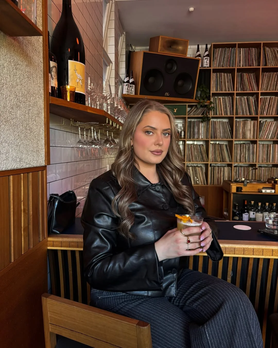fall fashion inspiration 2026 Polished Black Leather For Moody Autumn Evenings