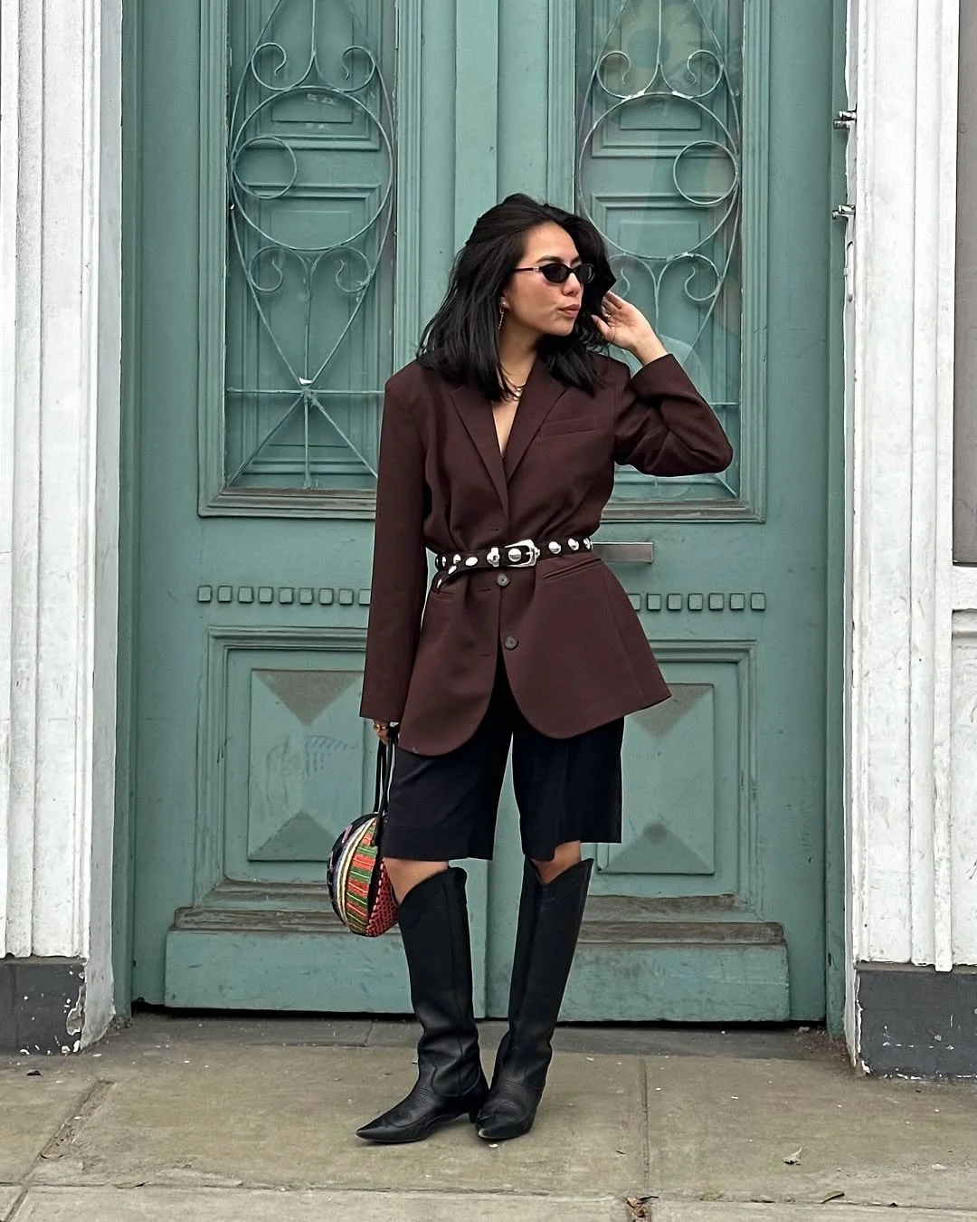 fall fashion outfits 2026 Modern Bermuda Shorts Styled with Tall Boots