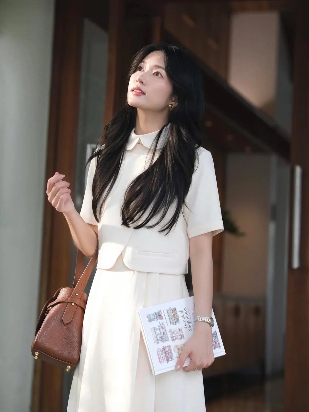 fall office outfits for women 2026 Minimal White Dressing with Timeless Elegance