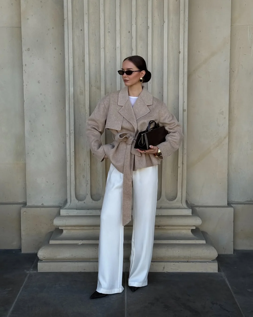 fall office outfits for women 2026 Soft Neutrals That Make Business Casual Feel Modern