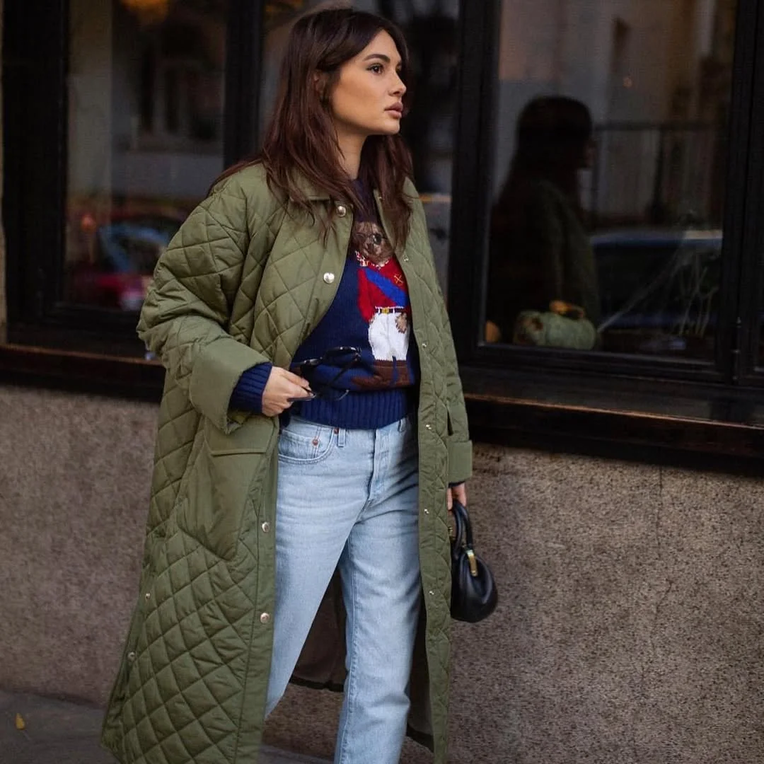 fall outfits for big busted women 2026 Quilted Outerwear for Cozy Everyday Style