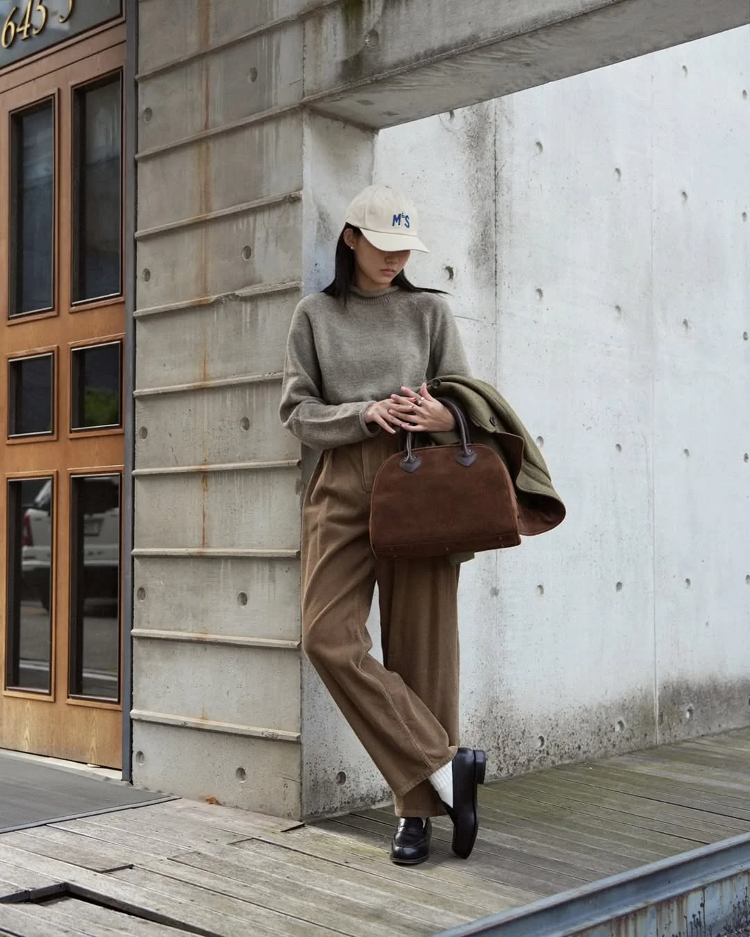 fall outfits for big busted women 2026 Relaxed Knitwear With Wide-Leg Trousers