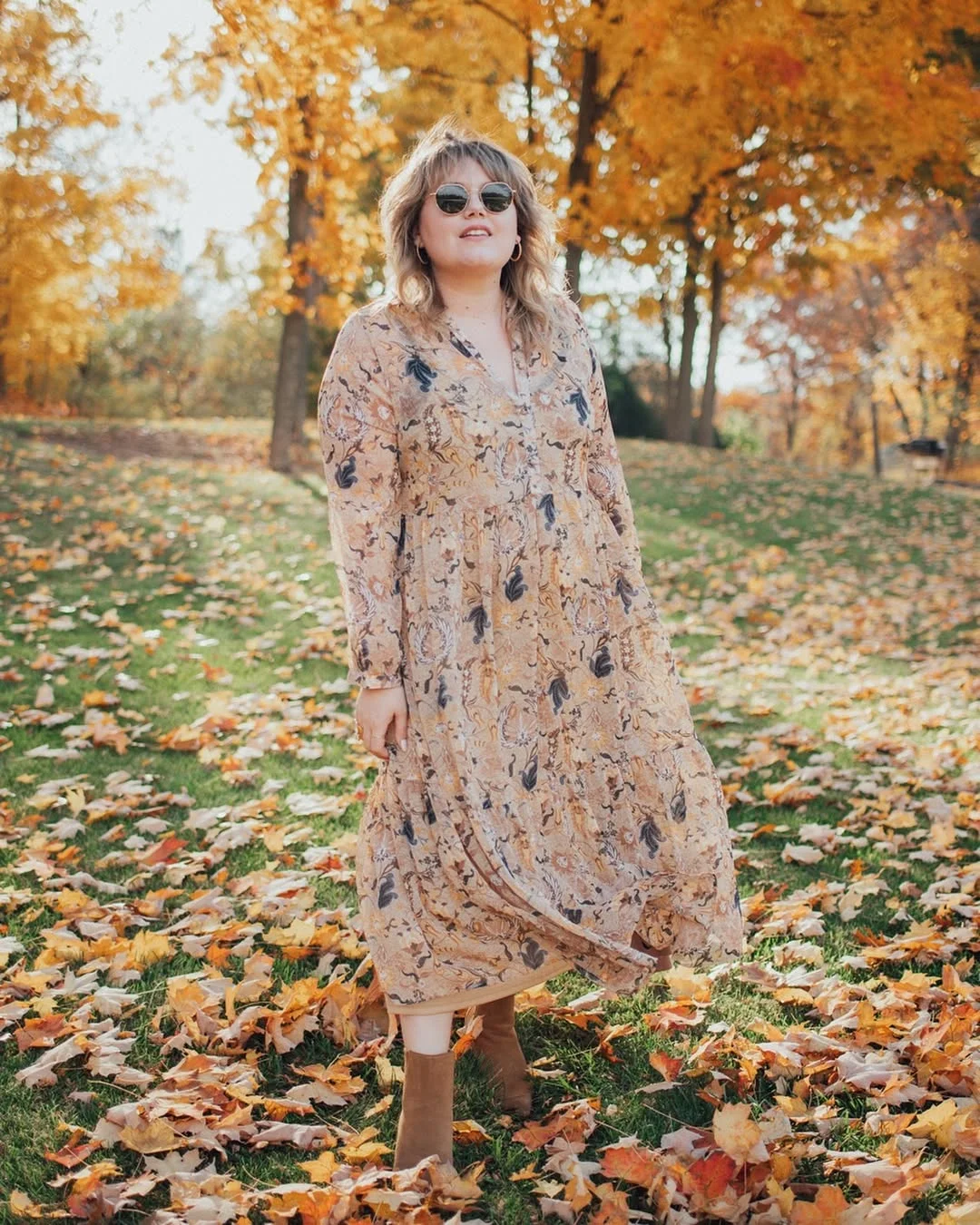 fall outfits for plus size women 2026 Flowing Boho Dresses That Capture The Magic Of Autumn