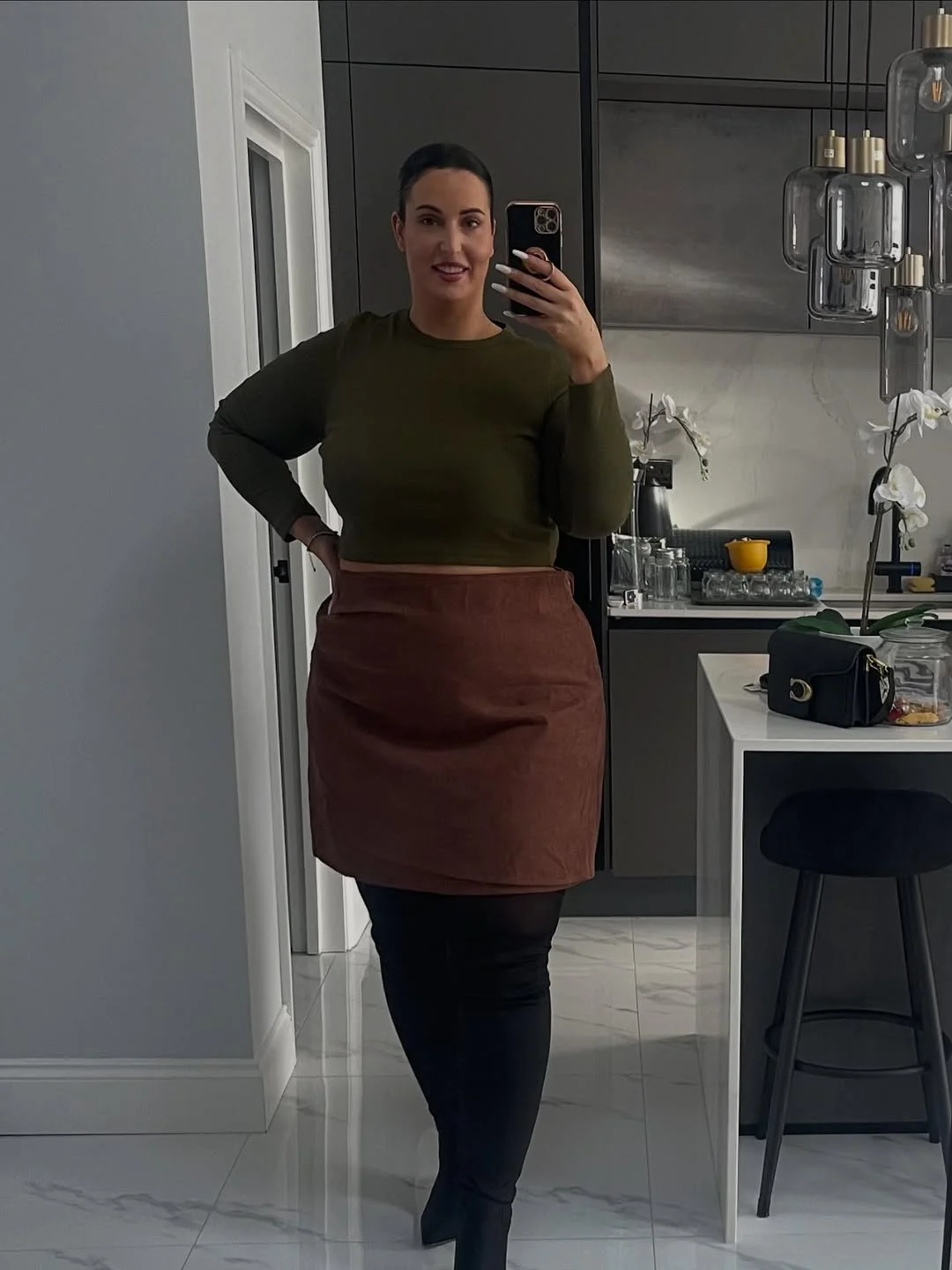 fall outfits for plus size women 2026 Earthy Layers That Make Mini Skirts Feel Autumn Ready