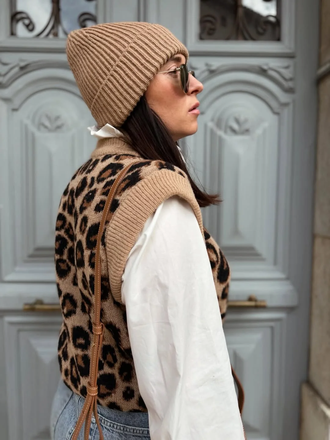 Fall outfits ideas 2026 Leopard Knit Layers That Add Personality To Basics