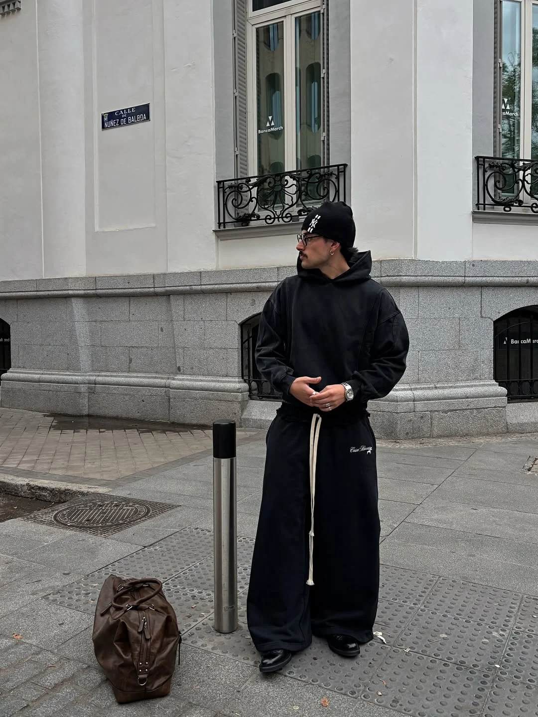 Fall outfits ideas for men 2026 Oversized Monochrome Streetwear That Feels Expensive