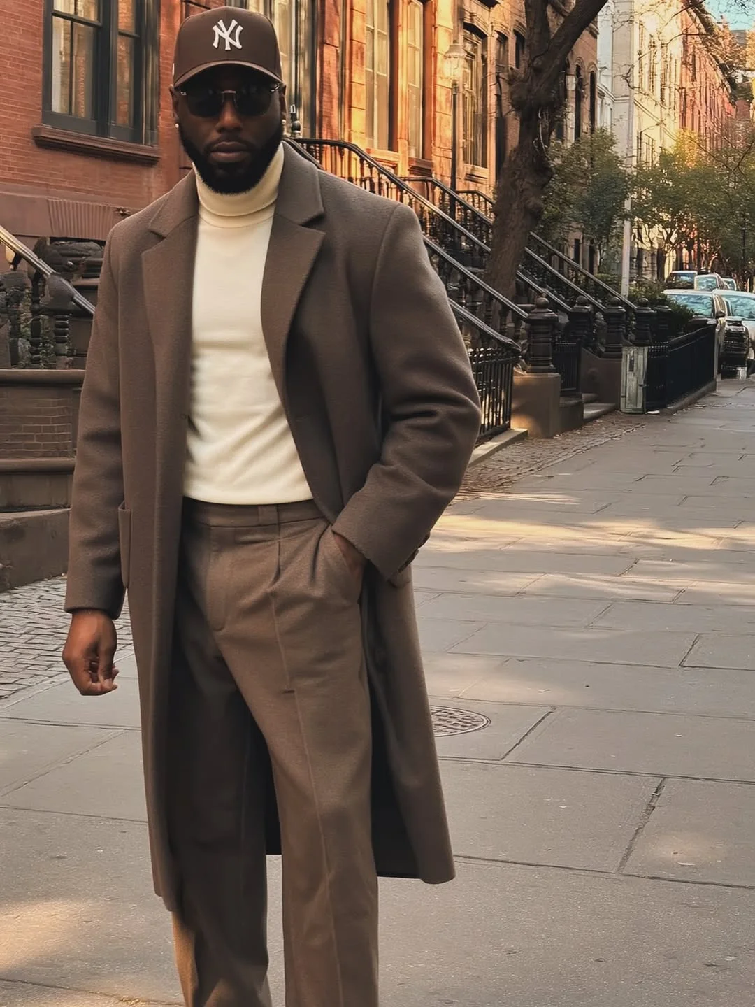 Fall outfits ideas for men 2026 Refined Monochrome Tailoring With New York Energy