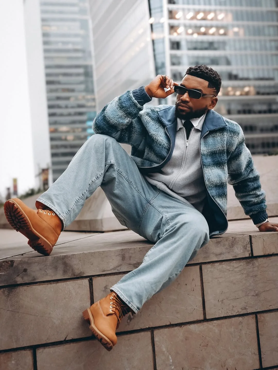 Fall outfits ideas for men 2026 Modern Denim Layers With Urban Streetwear Influence