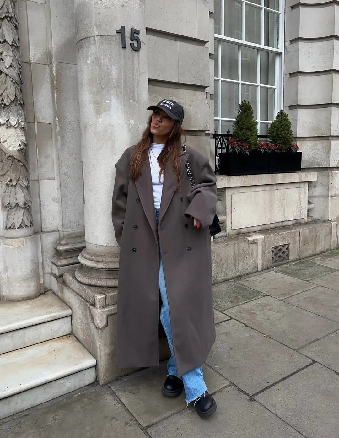 fall outfits with coat 2026 Relaxed Grey Coats for Everyday Street Style
